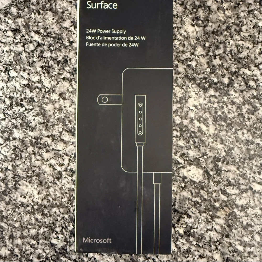 Microsoft Surface 24W Power Supply designed Surface 2 Go & RT devices new in box